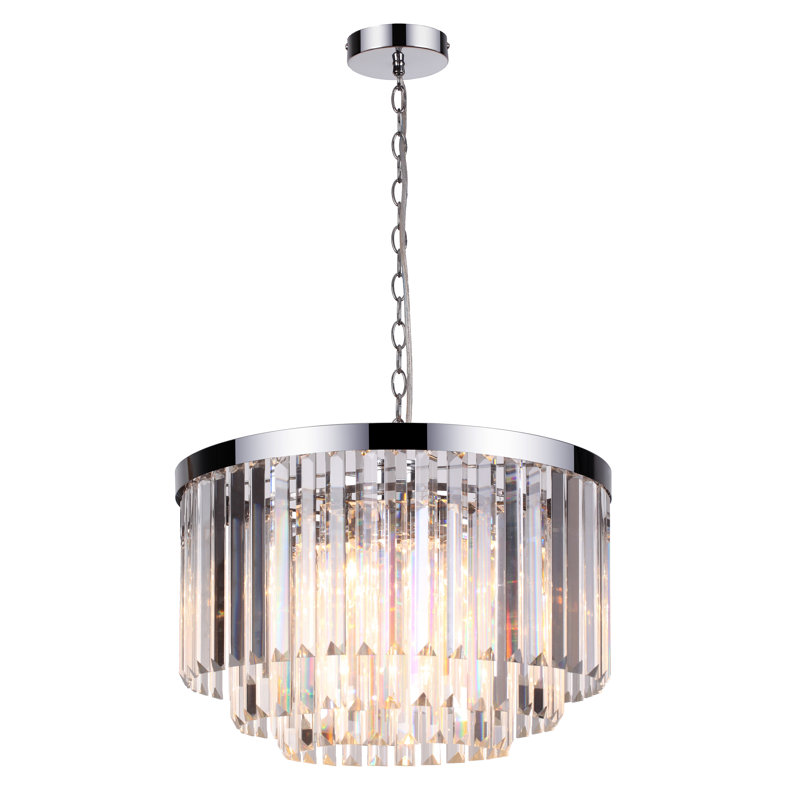 New Elegant Crystal Chandelier Lighting, 9 Lights, Shades Included,, H32 New Elegant Crystal Chandelier Lighting, 9 Lights, Shades Included,, H32